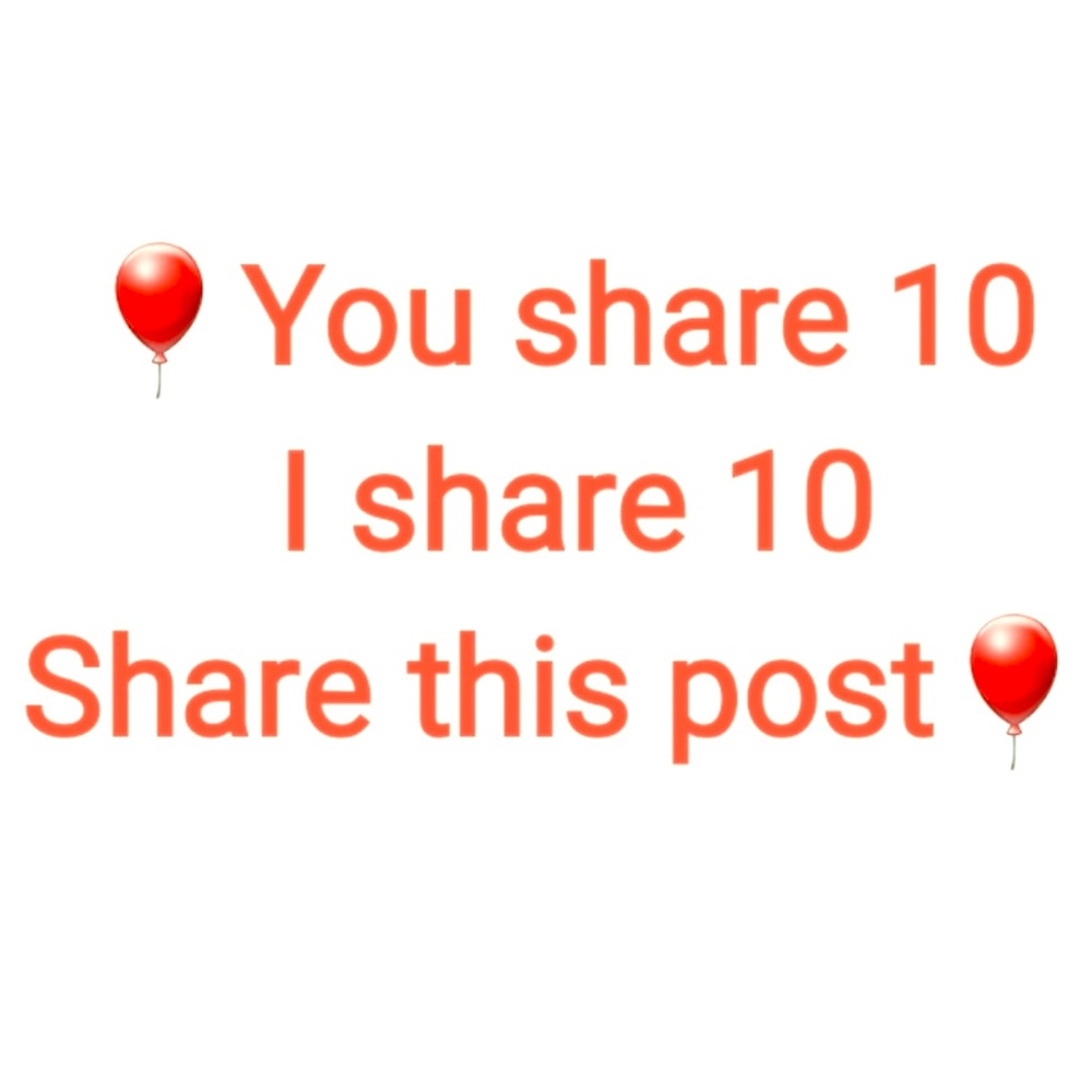 Share party, lets give each other some love✨❤️